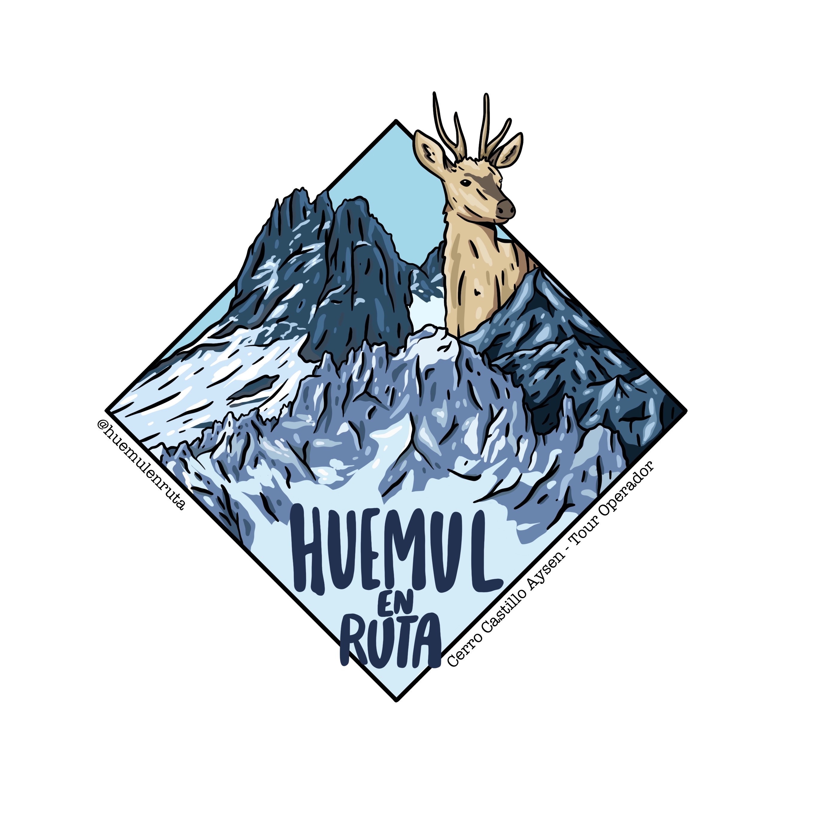 Logo Huemul en Ruta