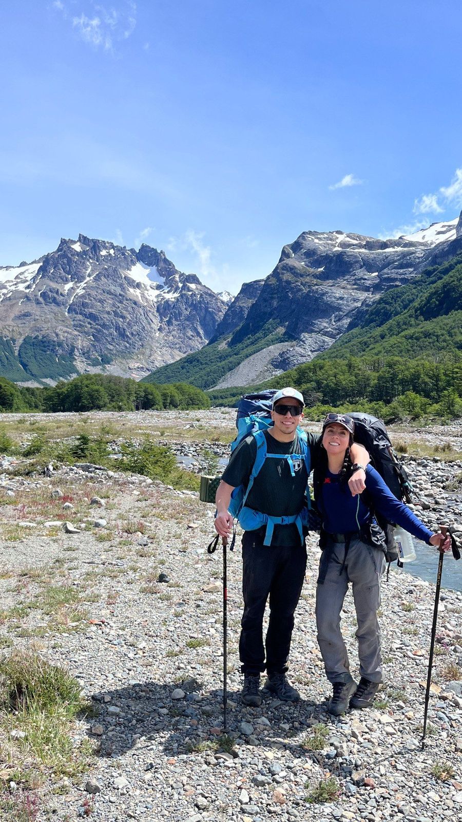 Equipo Huemul en Ruta — Karina y Claudio en el Parque Nacional Cerro Castillo